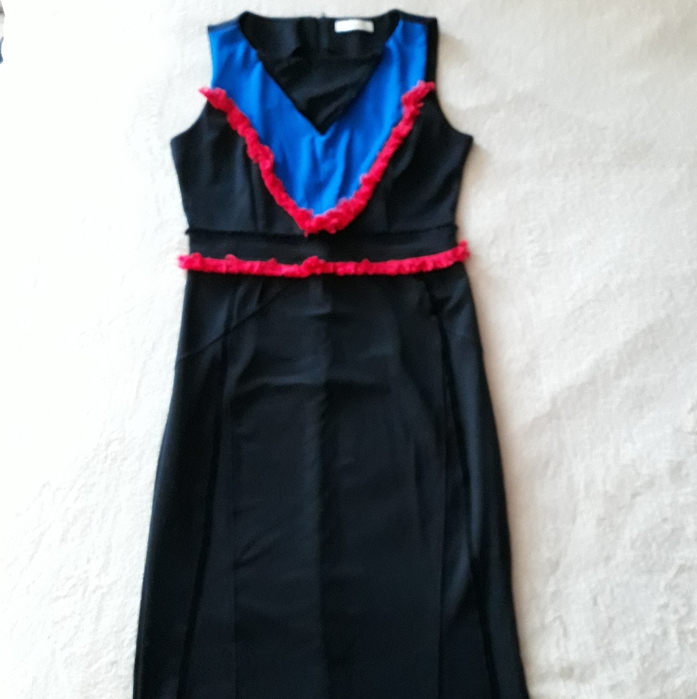 Kimlily Black Bodycon Dress with Tassel/Fringe